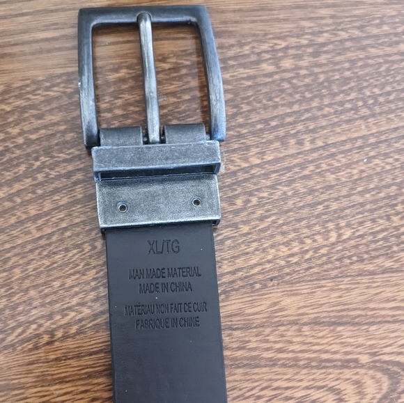 Boys XL belt with brushed steel buckle - Picture 2 of 4